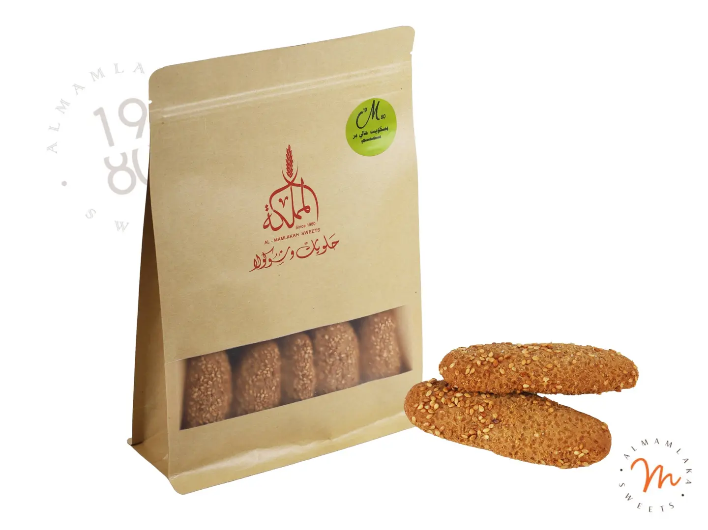 Whole Wheat Sesame Sweet Biscuits