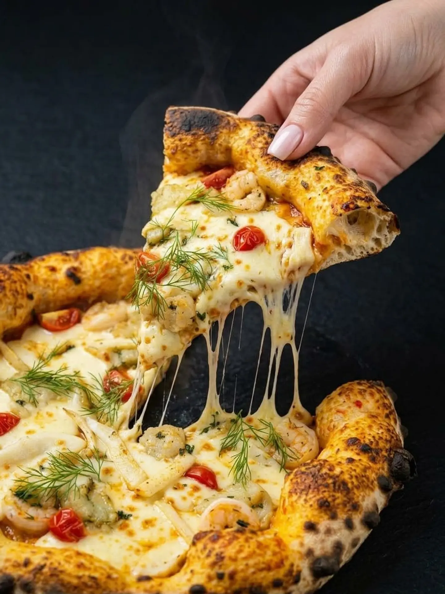 Spicy Seafood Pizza