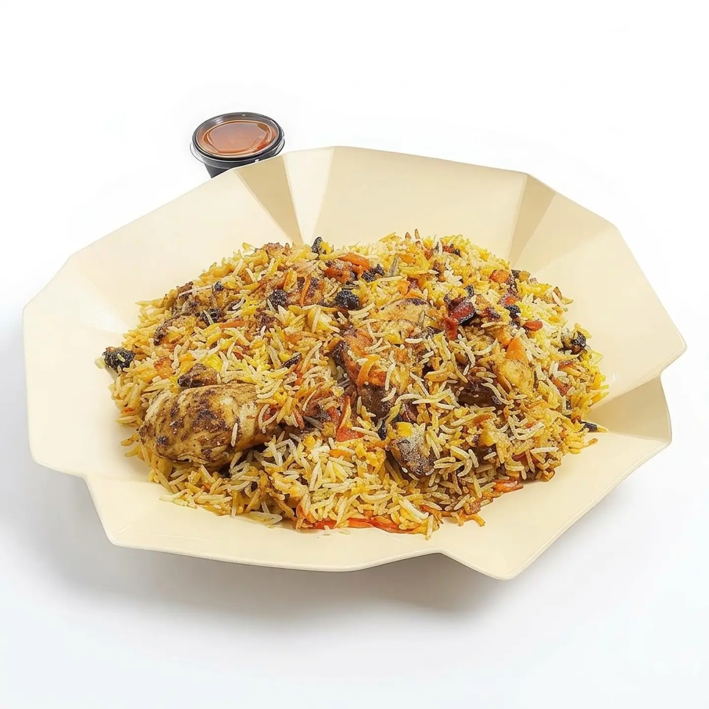 طبق دجاج برياني - حبة دجاج كاملة
