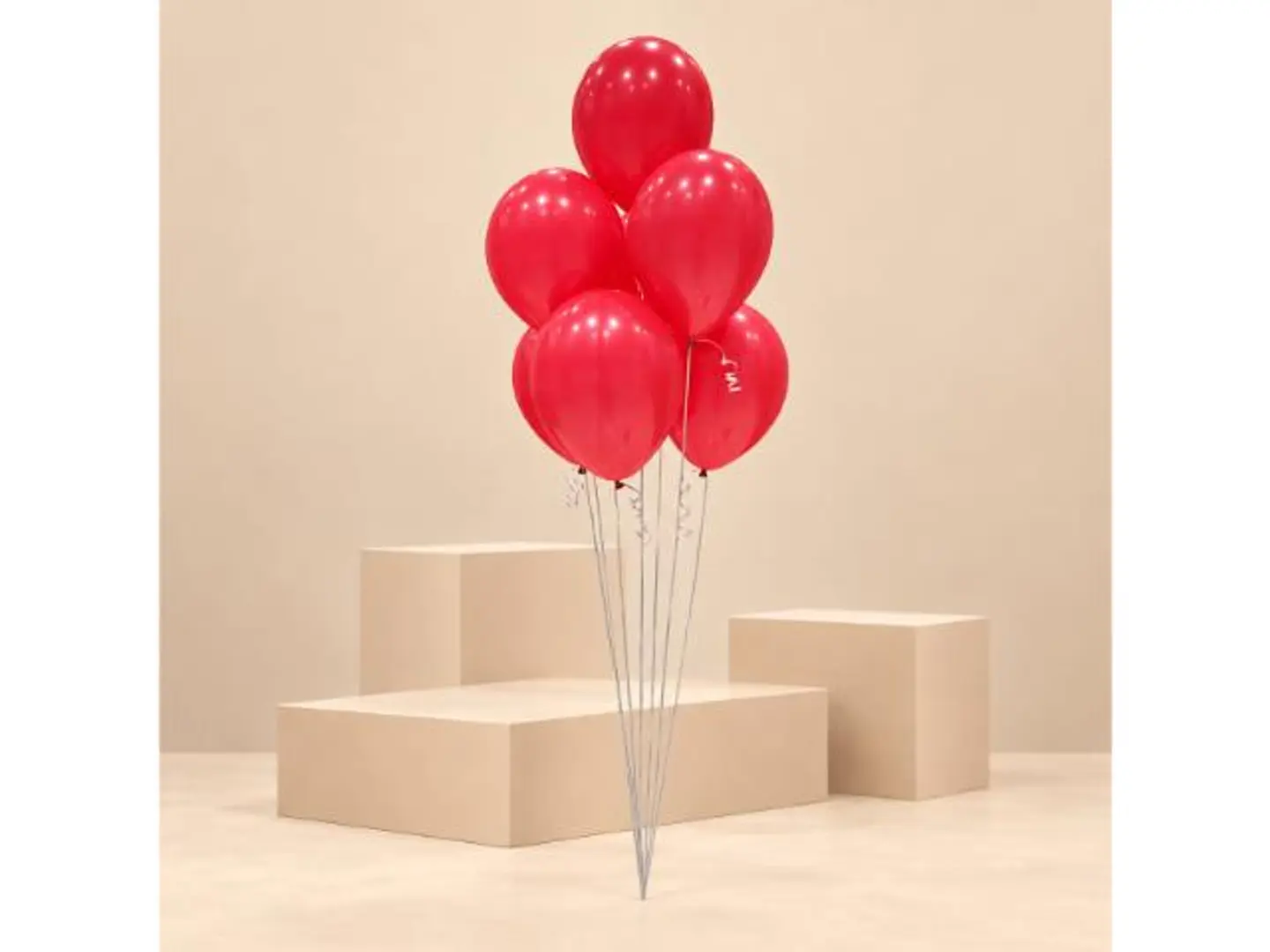 Red Helium Balloon Bouquet