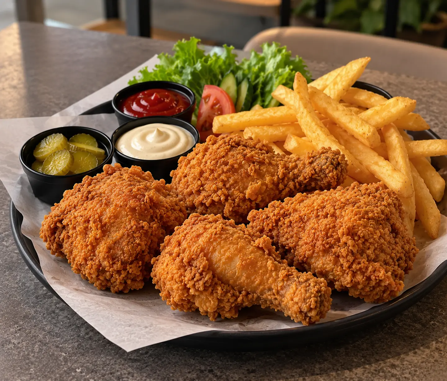 4 Piece Broasted Chicken