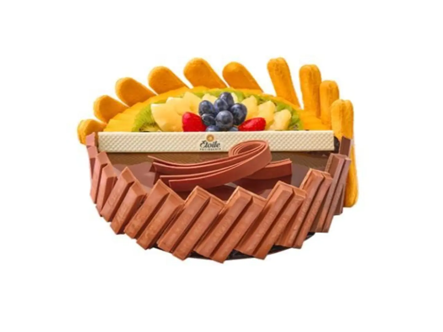 Duetto Fruits Kit Kat Cake