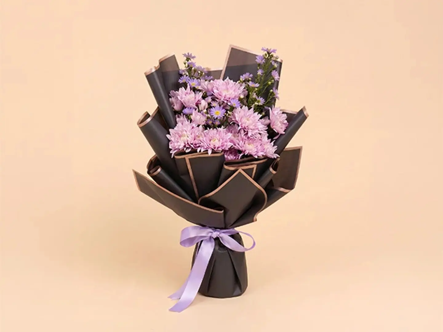 Light Pink Chrysanthemum & Aster Soft Gift Flowers