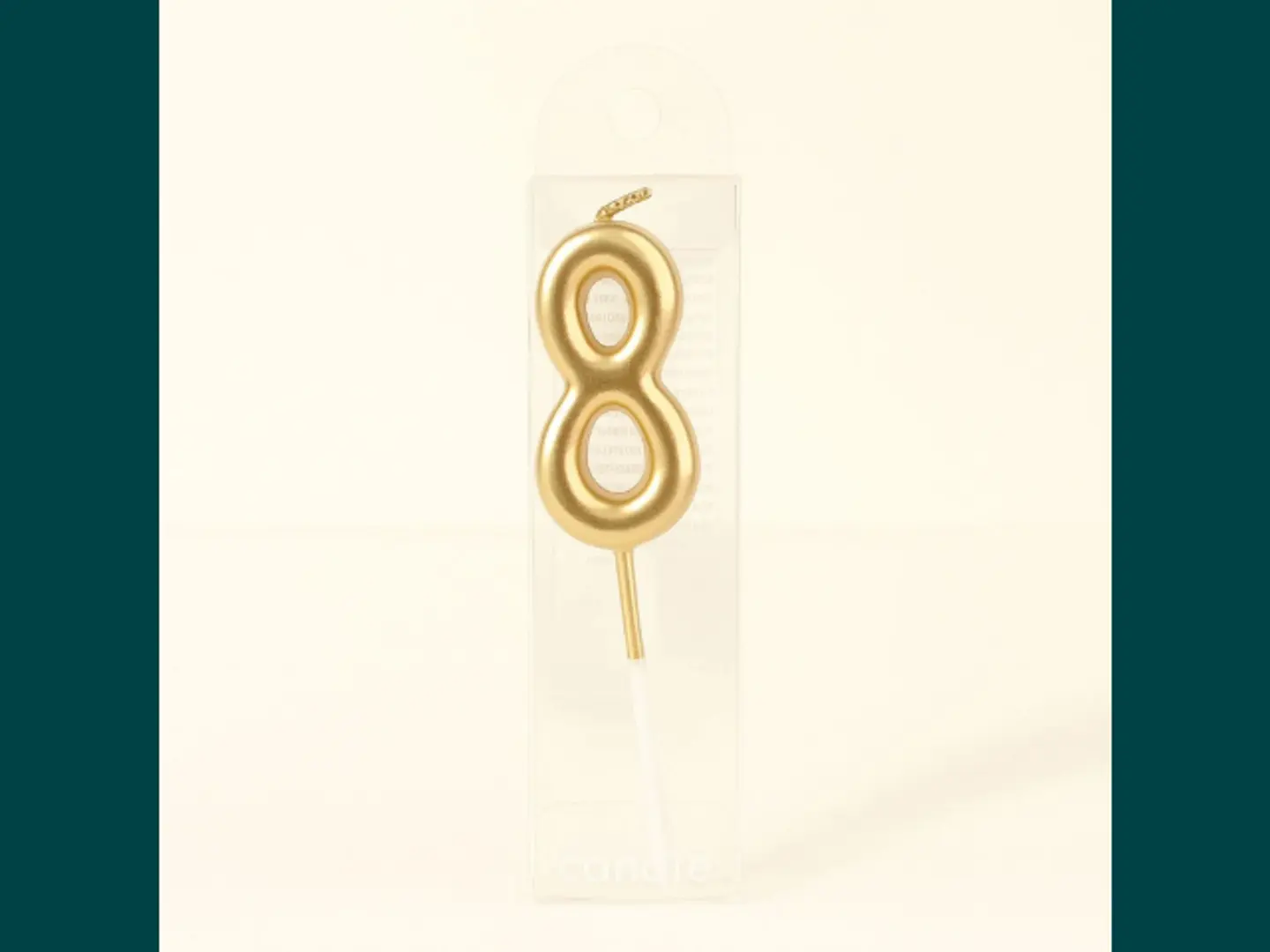 Number 8 Candle