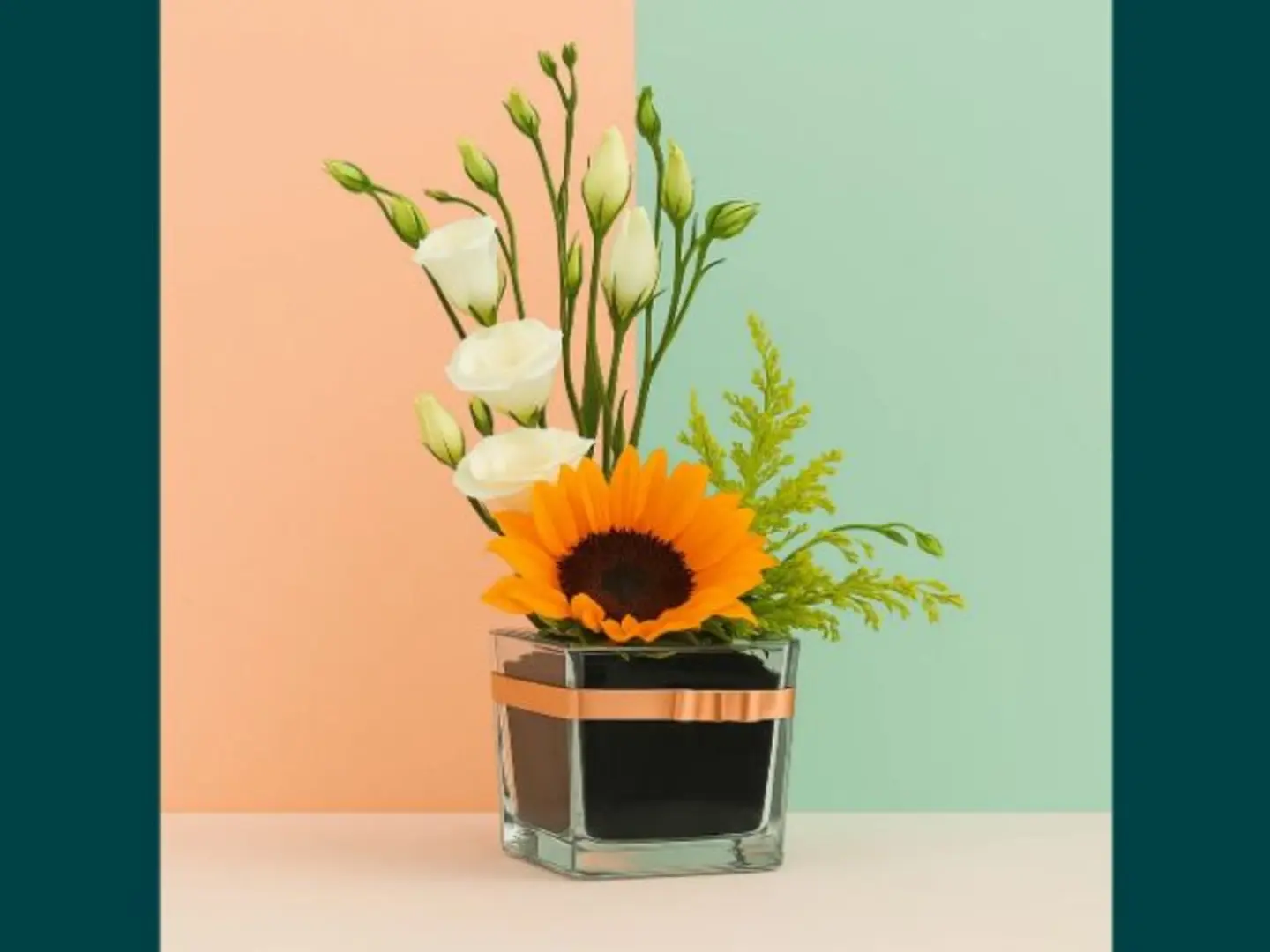 Sunflowers Vase