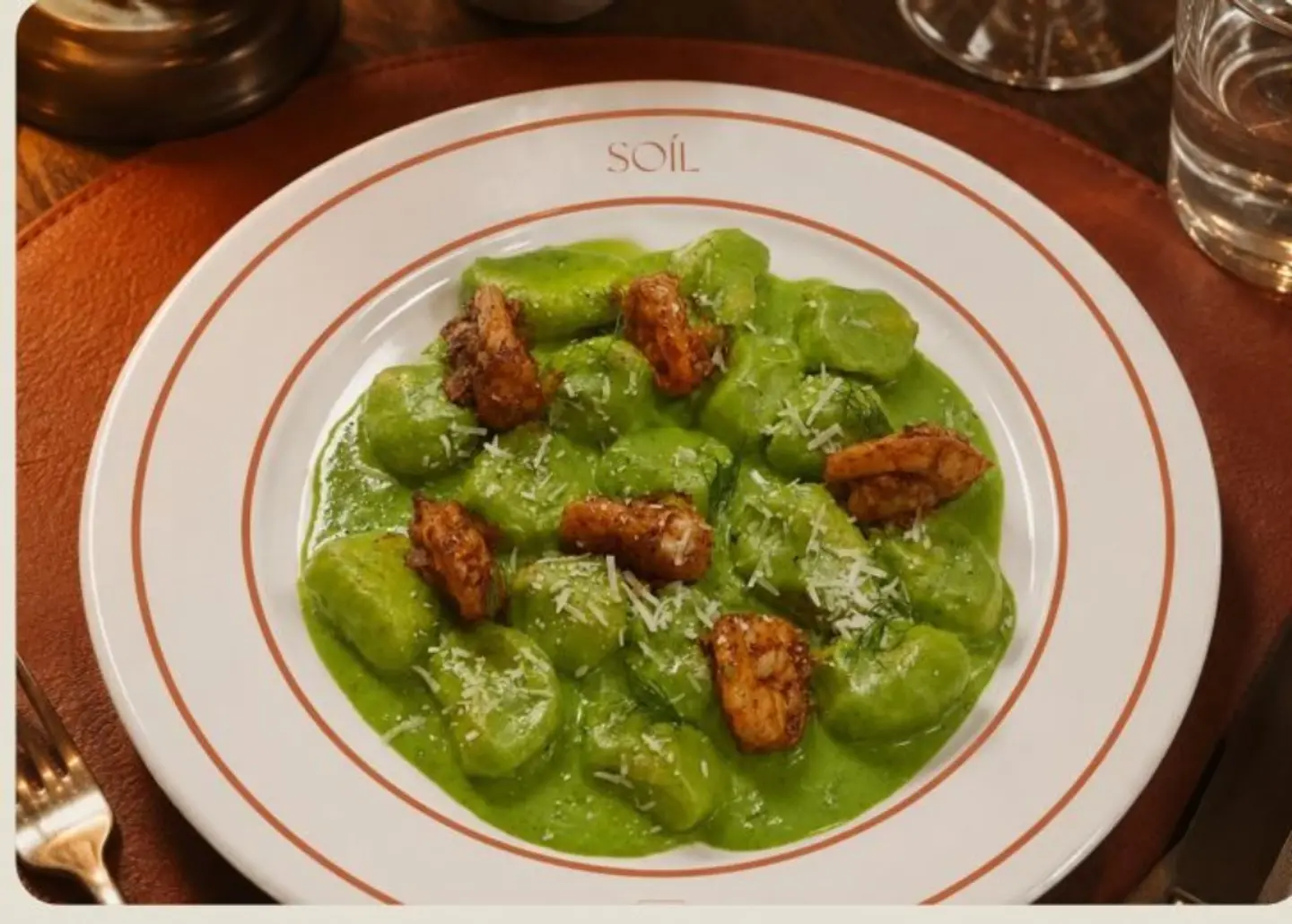 Shrimp Gnocchi Pesto