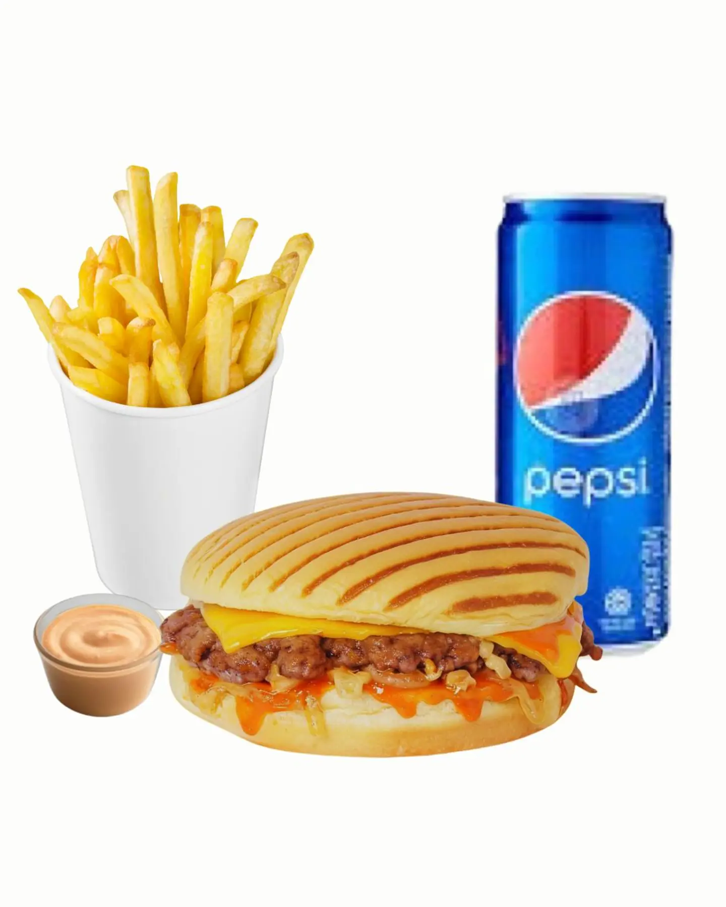 وجبة فلات بيف برجر