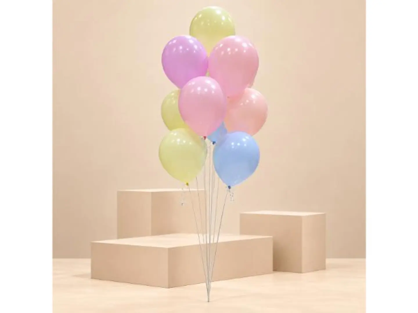 Pastel Helium Balloon Bouquet