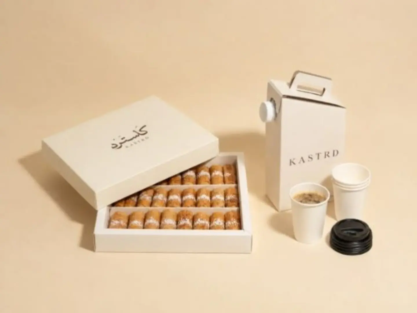 Custard Gollash Box (24) + Coffee Box .