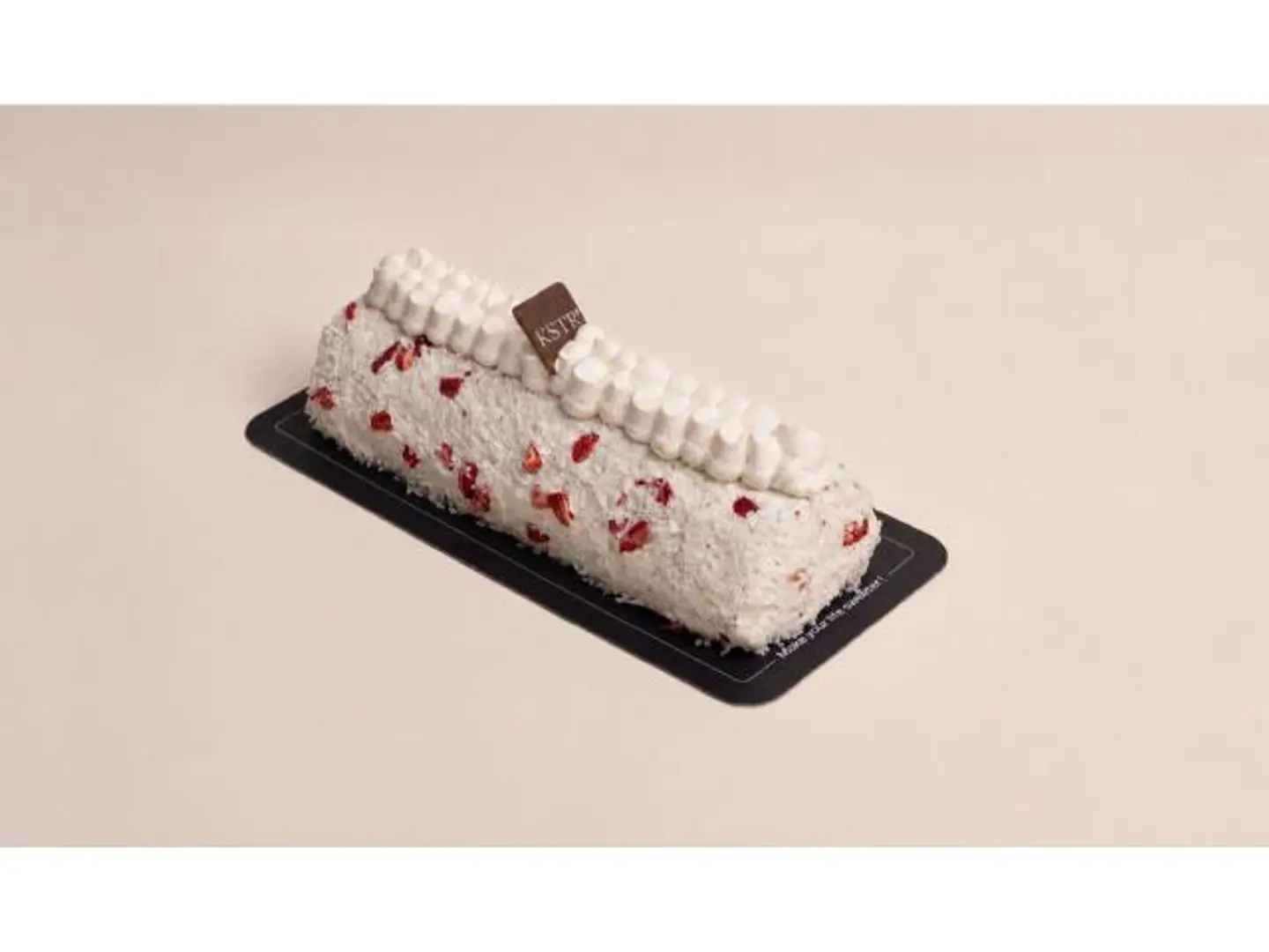 Strawberry Coconut Swiss Roll