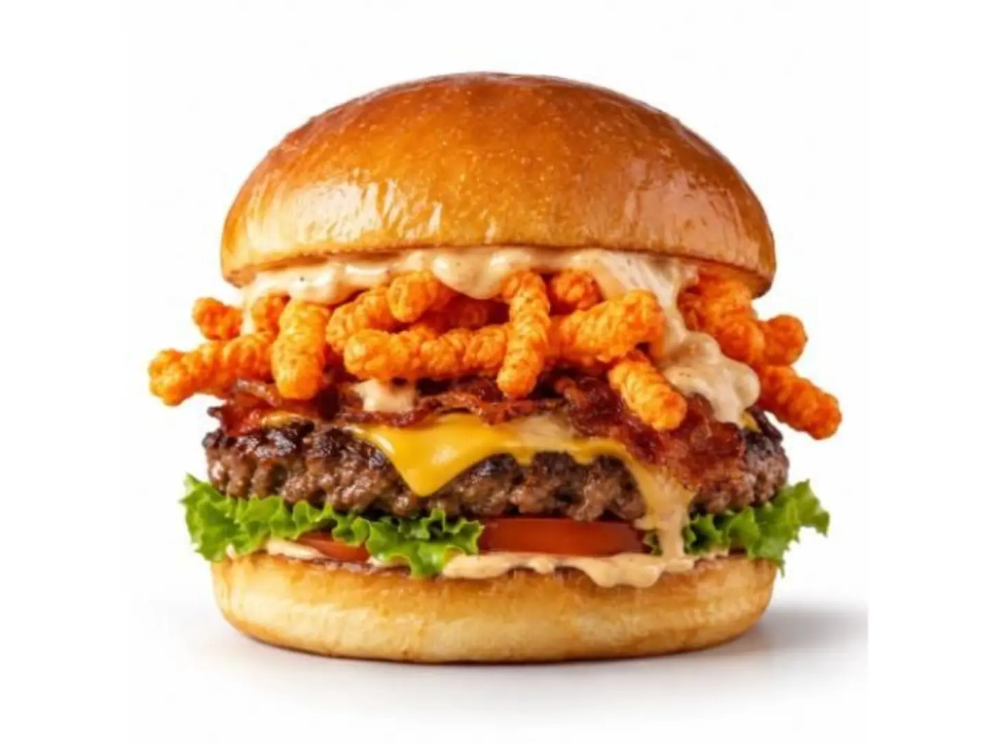 Cheetos Beef Burger