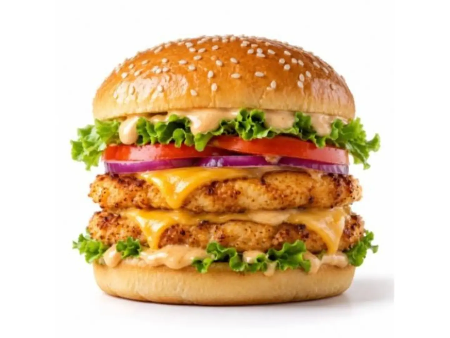 Double Chicken Burger