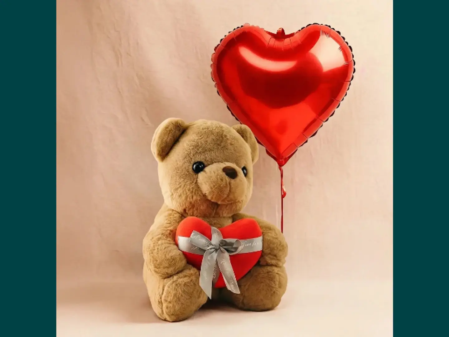 Hbd Teddy N Balloon