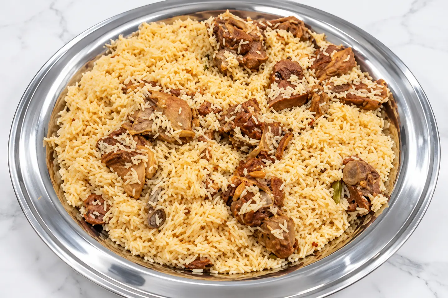Meat Tenderloin With Red Mazza Rice - Meat Tenderloin With Red Mazza Rice