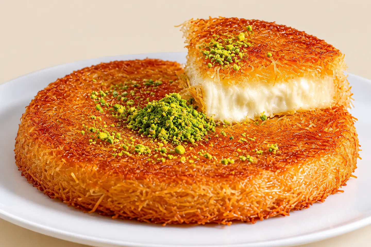 كنافة بين نارين قشطة - عائلي