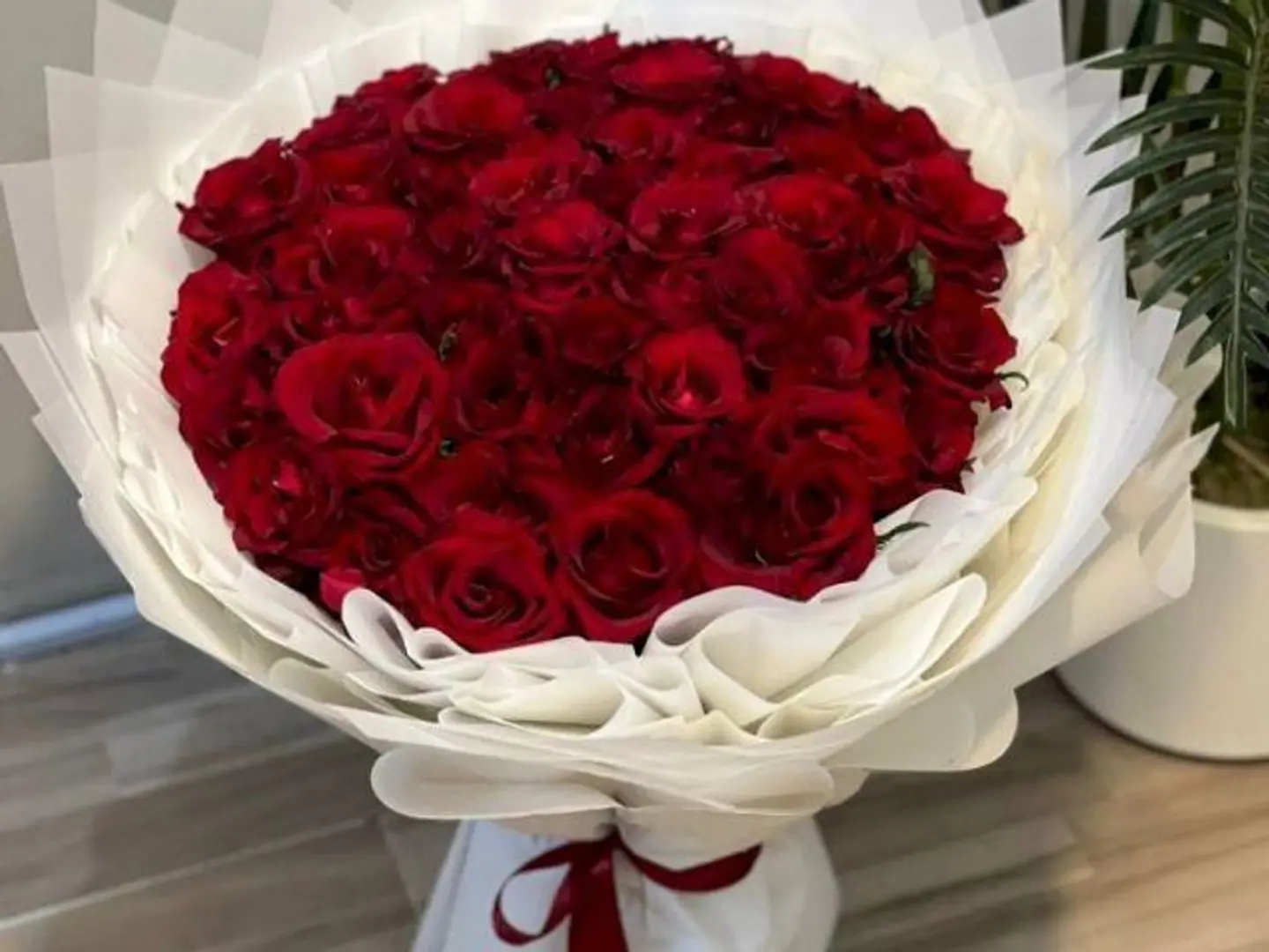 باقة جوري احمر 2
