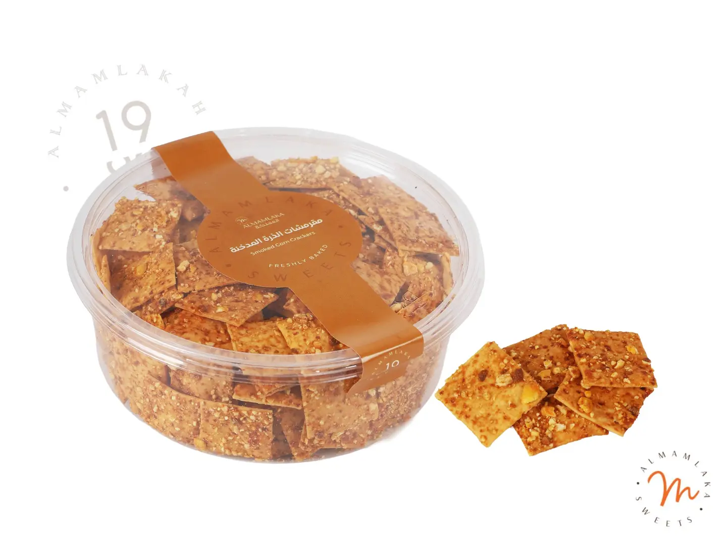 Smoked Corn Crackers – Round Tin