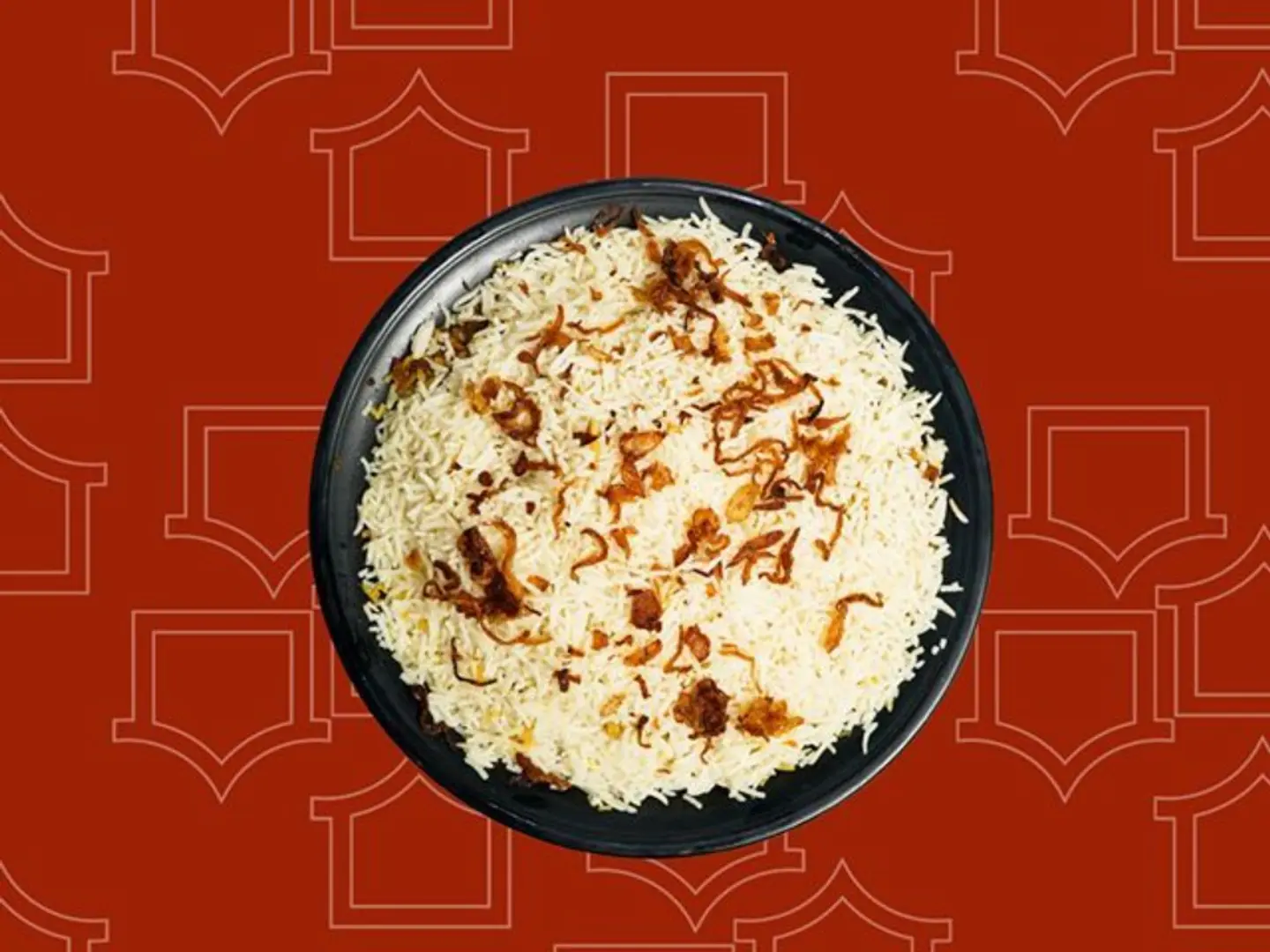 نصف حبة دجاج برياني مع ارز