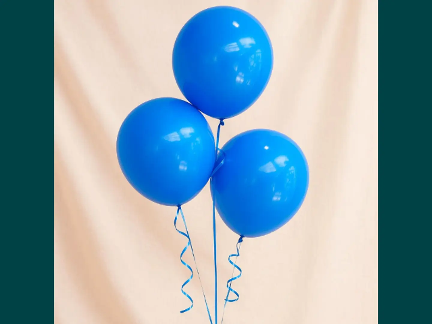 Latex Blue Balloon Set