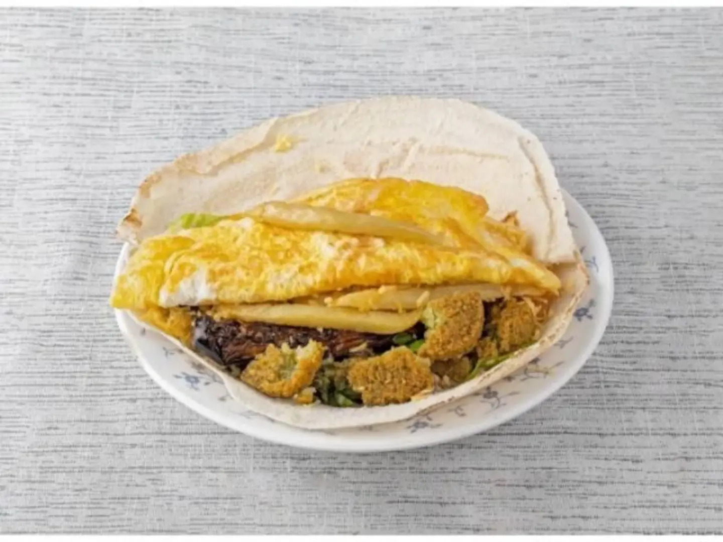 Foul And Fried Egg Sandwich