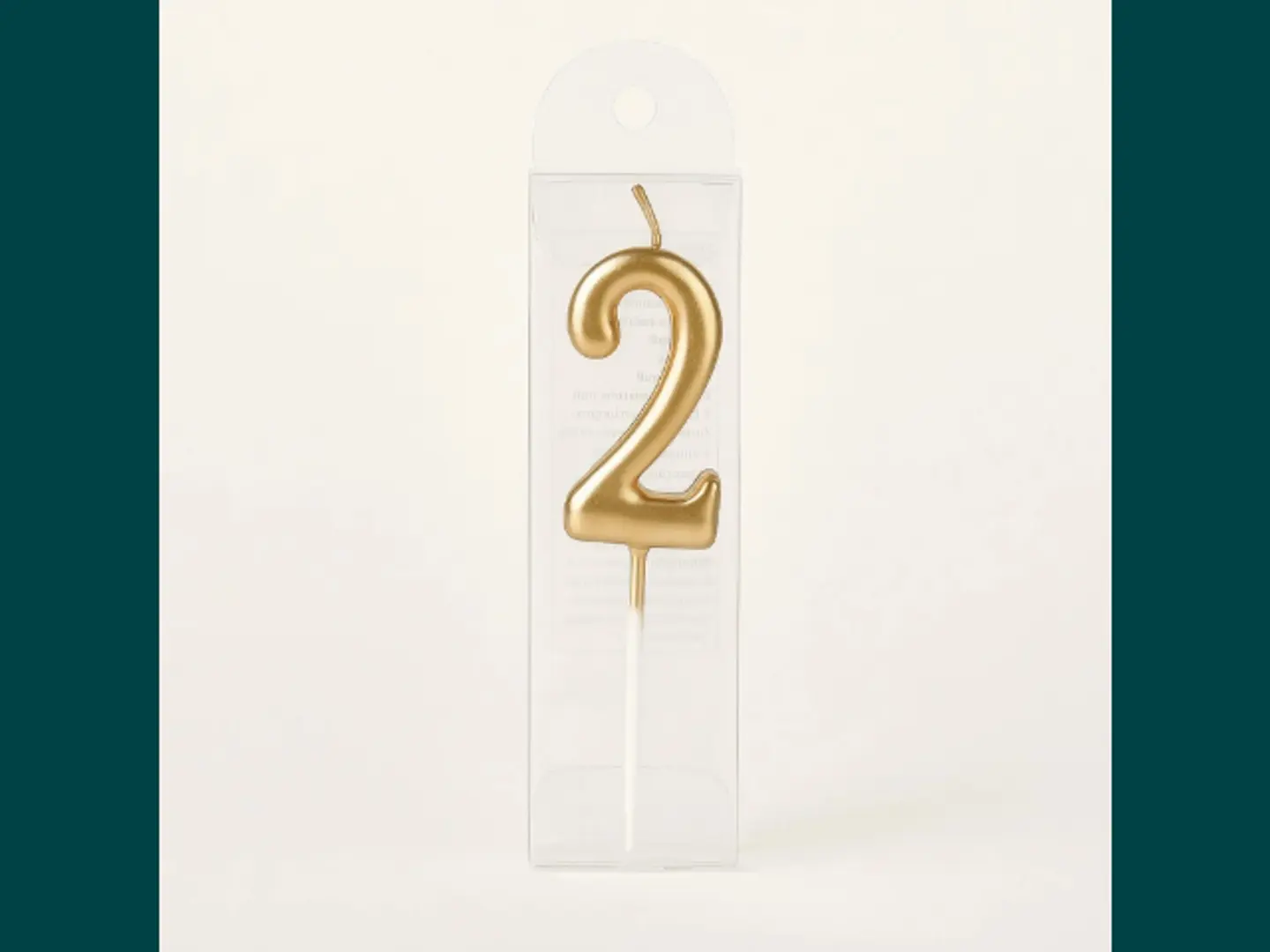 Number 2 Candle