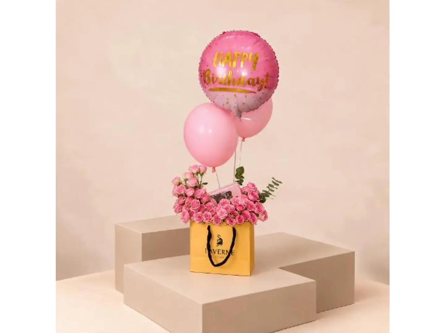 Gold Rose Birthday Set