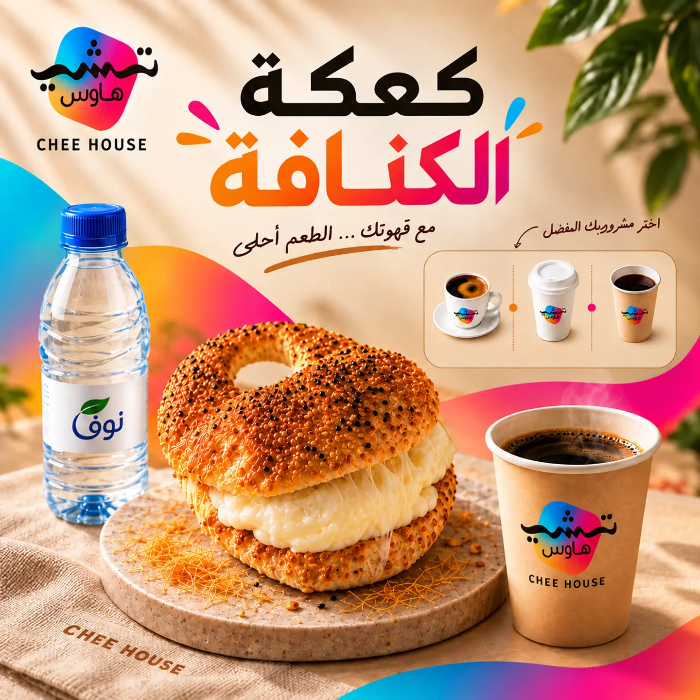 كومبو كعكة الكنافة