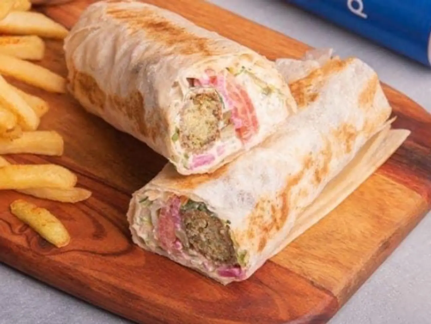 Mixed With Cheese And Hummus Saj