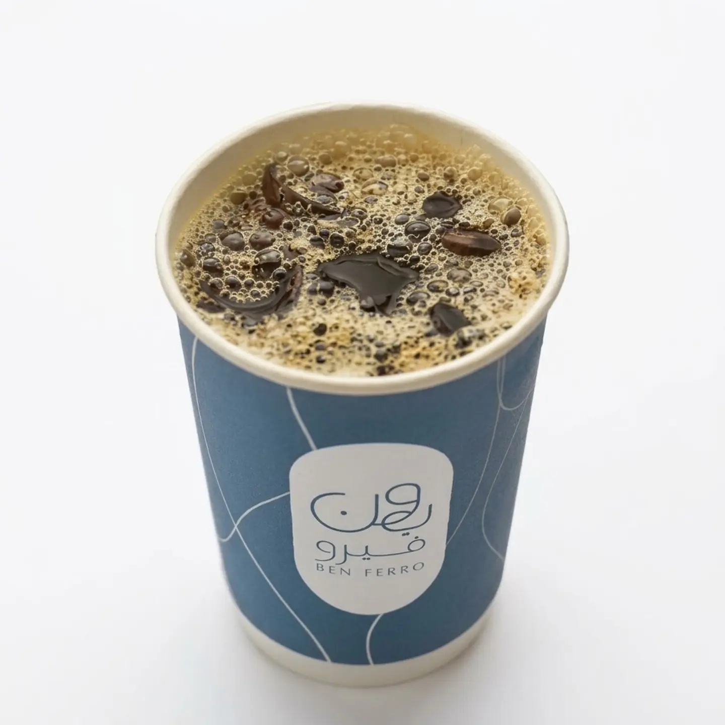 قهوة اليوم بارد كبير