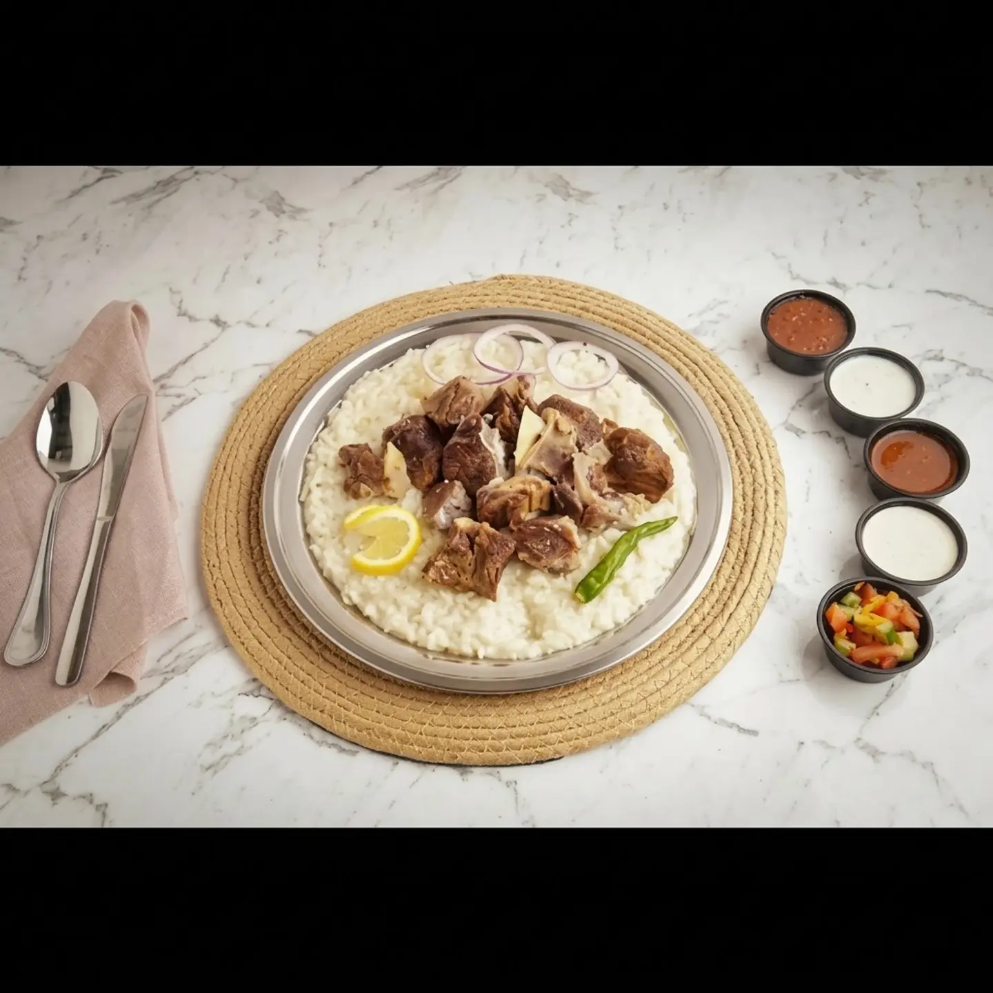 For One Person White Hashi Rice
