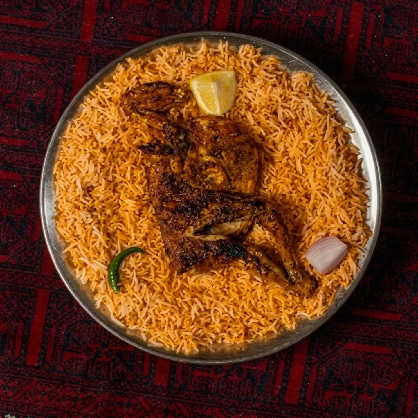 Seasoned Madhbi Chicken - Half Chicken