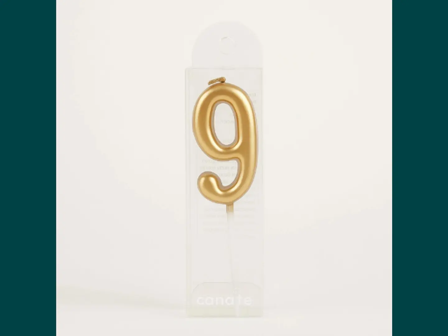 Number 9 Candle