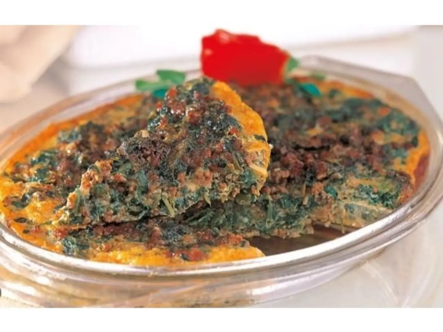 Meat With Spinach
