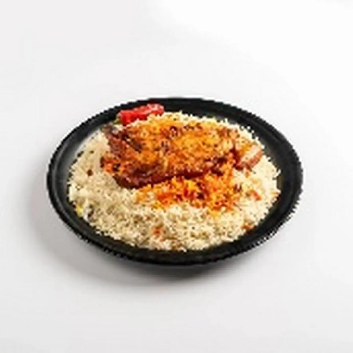 Half Charcoal Grilled Chicken With Rice