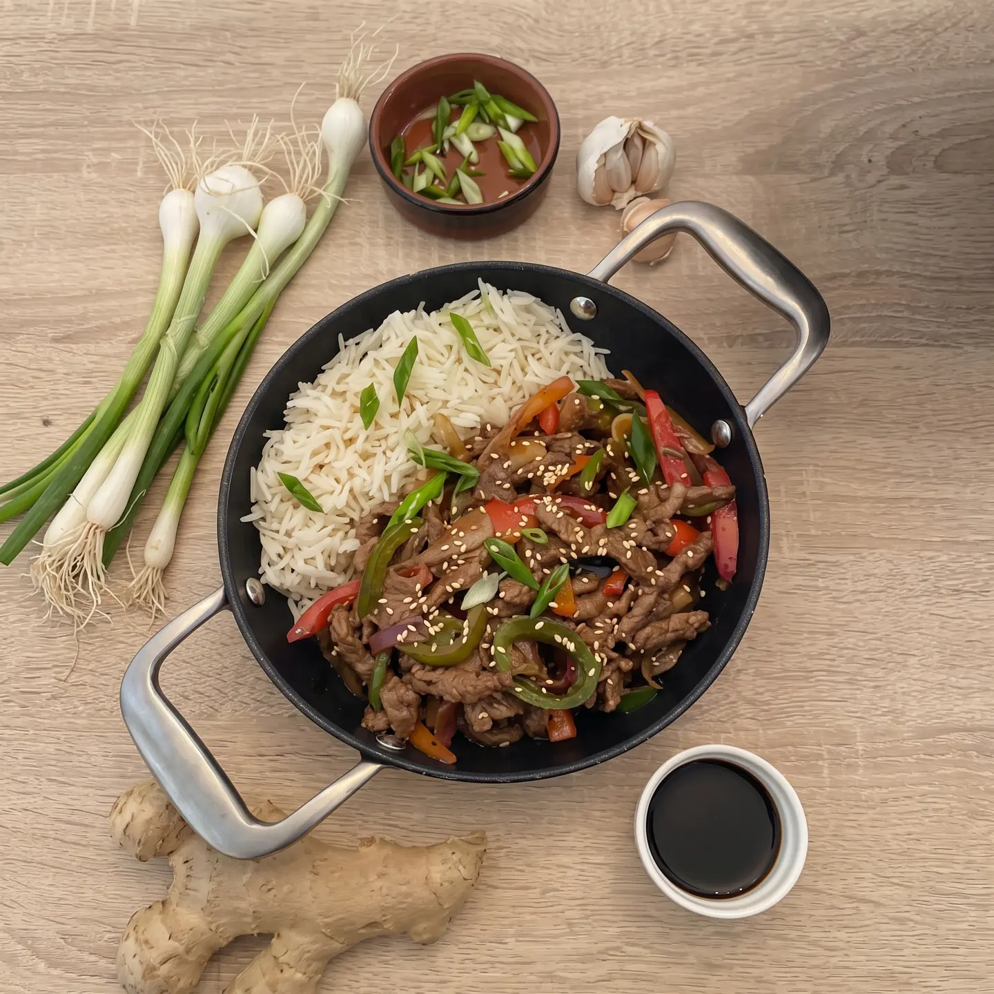 Beef Pares W/ Rice