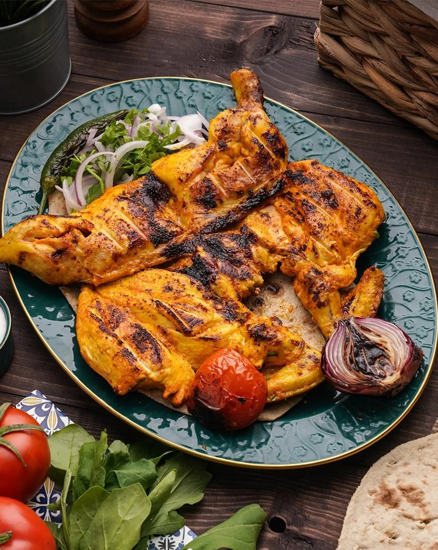 Whole Charcoal Chicken Plain