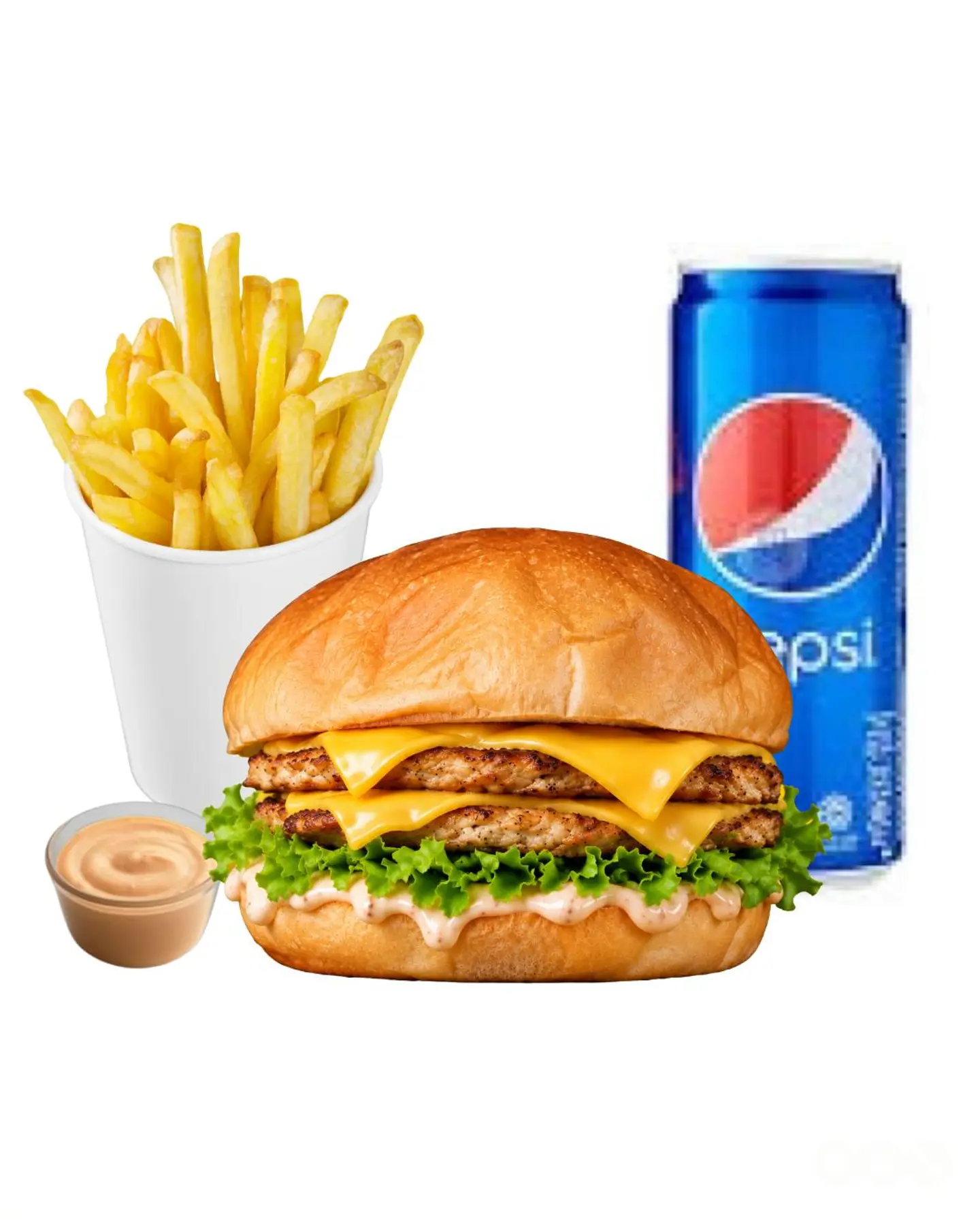 وجبة دبل دجاج مشوي