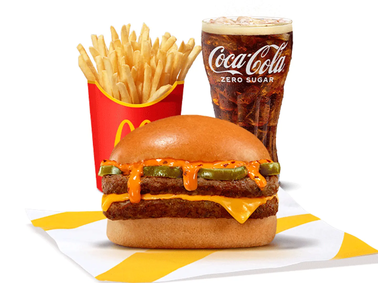 وجبة بيف جلابينو برجر الحجم الكبير