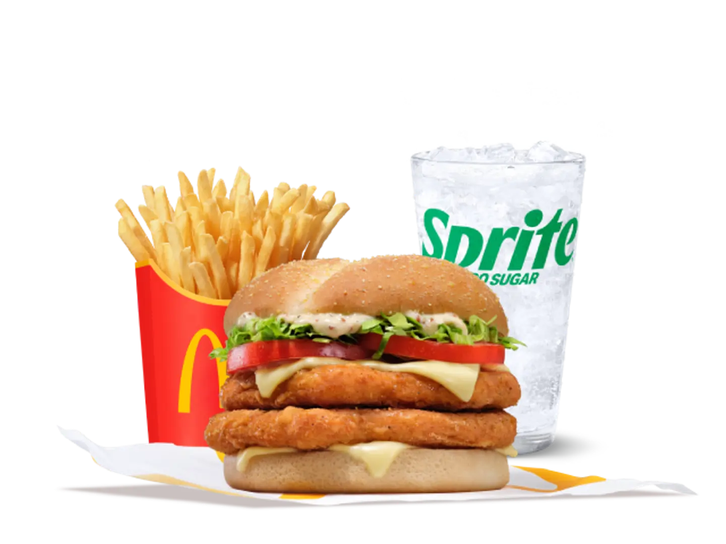 وجبة دبل جراند تشيكن سبايسي الحجم الكبير