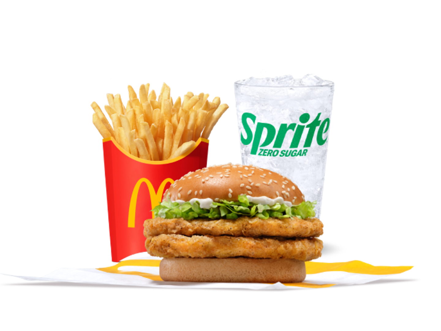 Mc Chicken Double Up Large Meal