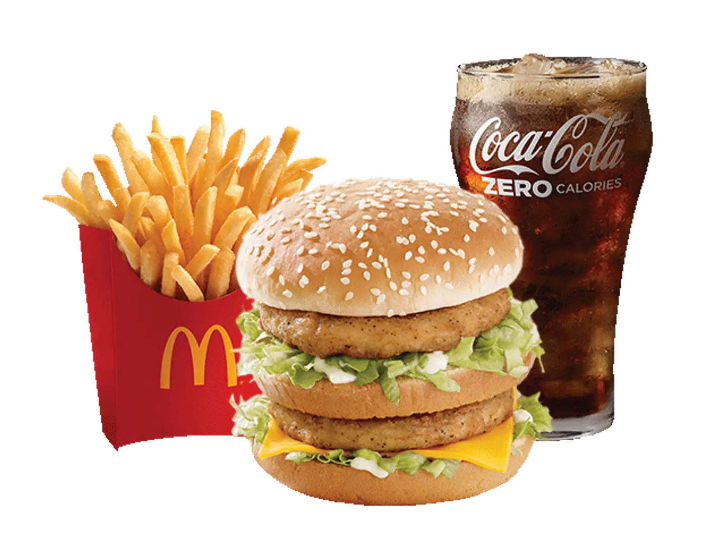 وجبة بيج تشيكن وسط