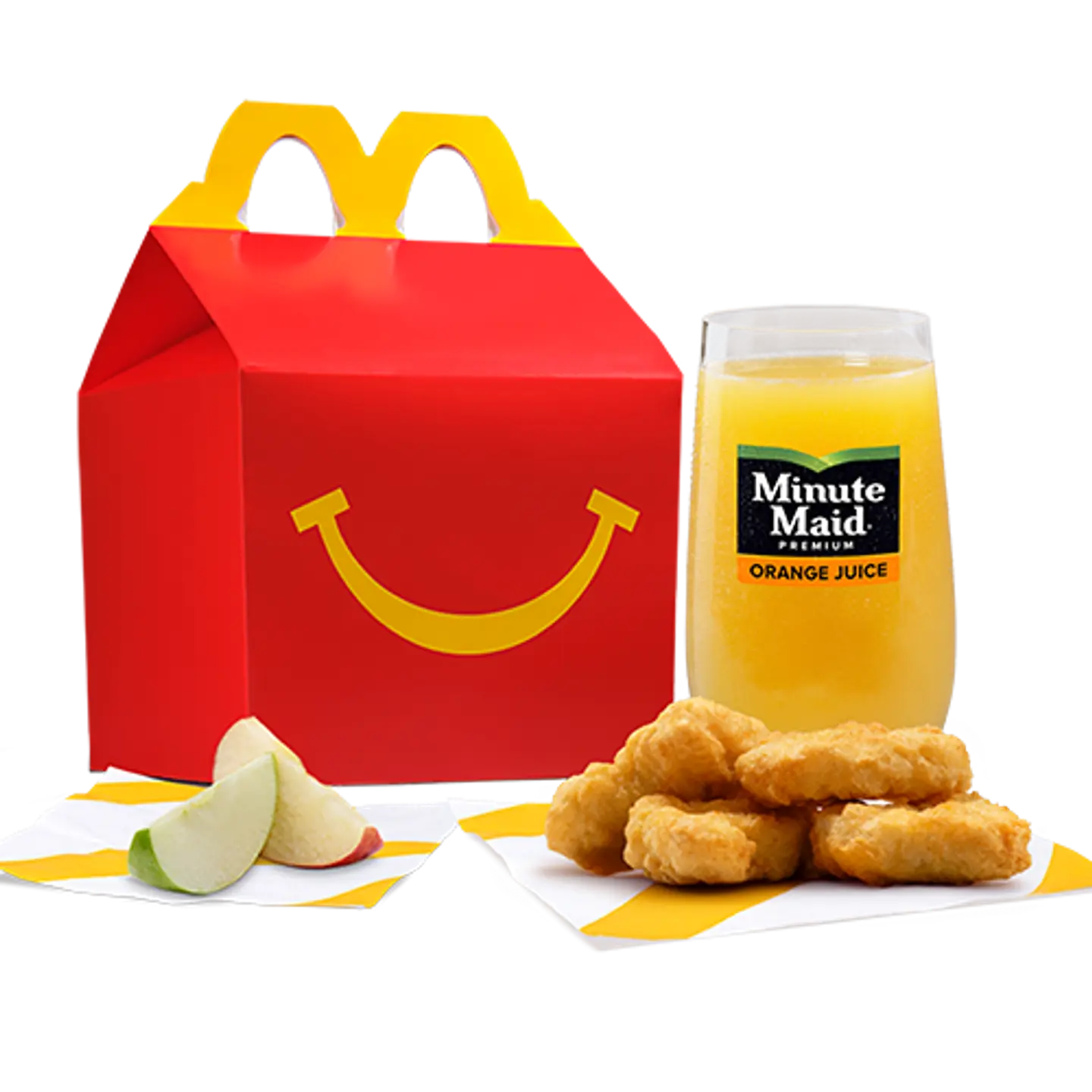 هابي ميل ناجتس مع قطع التفاح