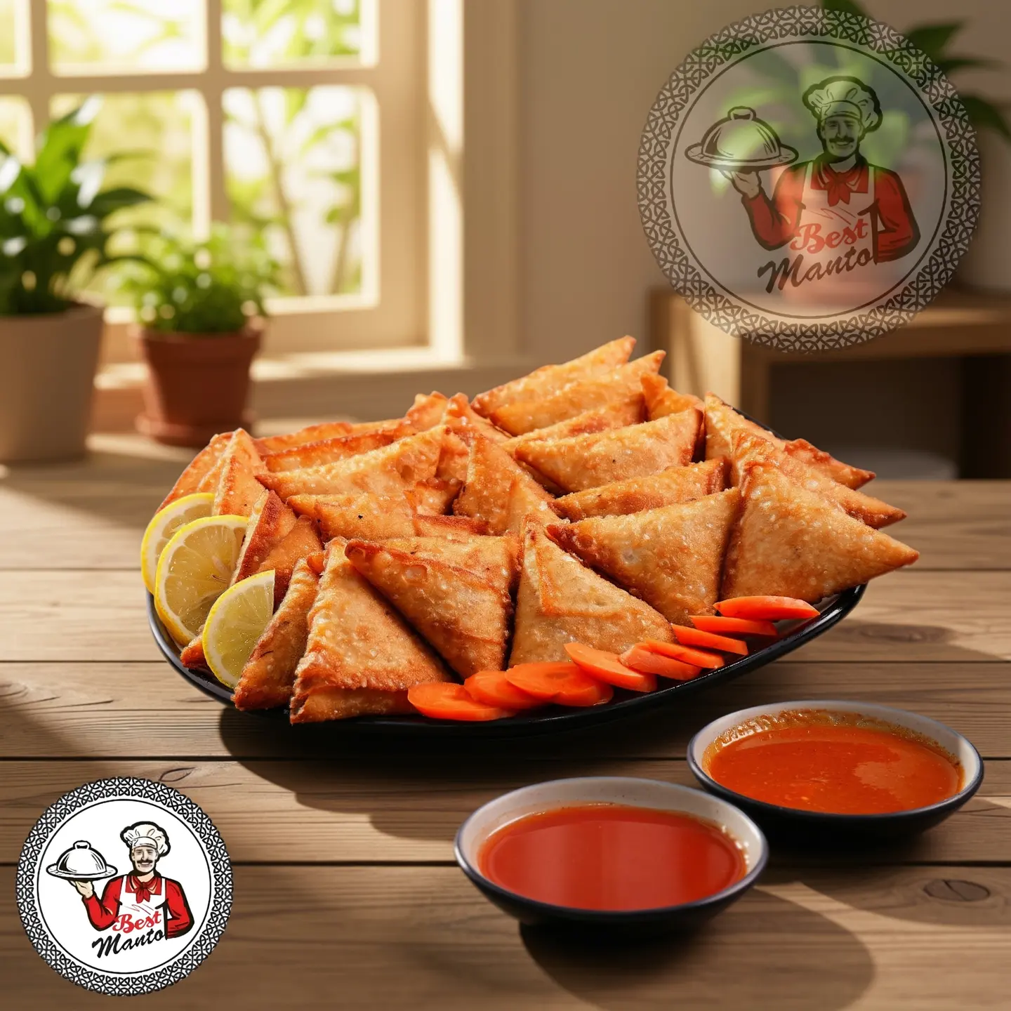 Meat Samosa - Small 7 Pieces