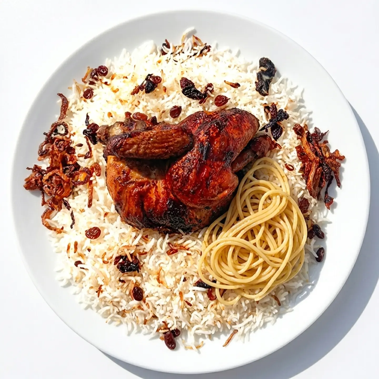 نصف دجاج شواية - بدون رز