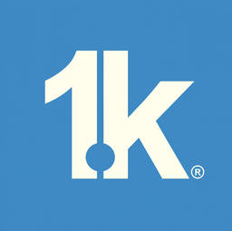 1 k logo
