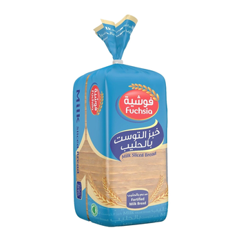 Fuchsia Sliced Milk Bread 600g