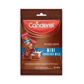 Canderel Mini Gorgeous Milk Chocolate 15x10g