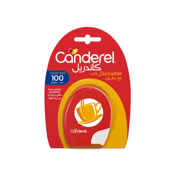 Canderel Sucralose Tabs Low-Calorie Sweetener 100 Pieces