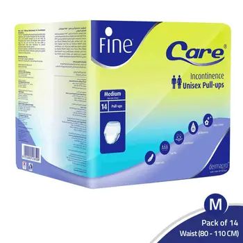 Fine Care Unisex Adult Diaper Pull-Ups Medium 14 Pieces