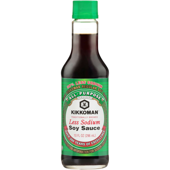 Kikkoman Less Sodium Soy Sauce 296ml
